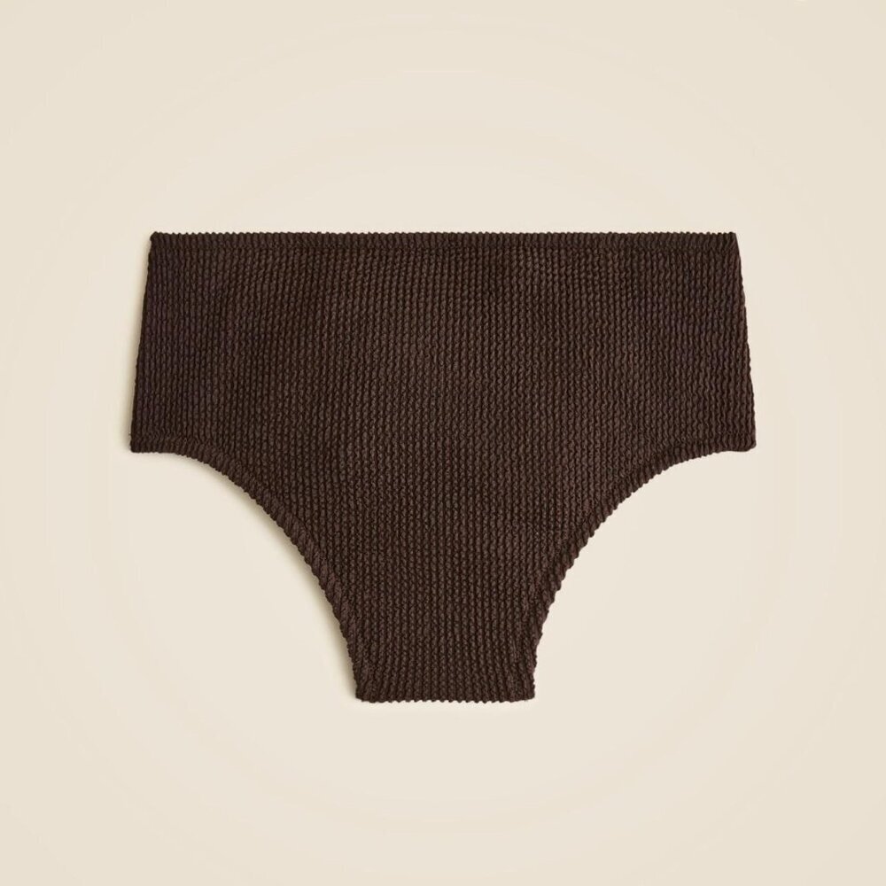 J.Crew Textured Brown Bikini Set | XL | Originally $189 | Excellent Condition - Picture 4 of 4